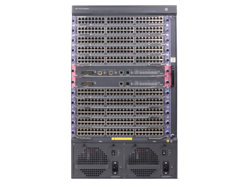 HPE JH333A 7510 Switch with 2x2.4Tbps Fabric and Main Processing Unit
