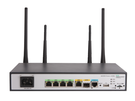 HPE JH296A MSR954 1GbE SFP 2GbE-WAN 4GbE-LAN CWv7 Router