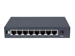 HPE OfficeConnect 1420 8G Switch Rear facing