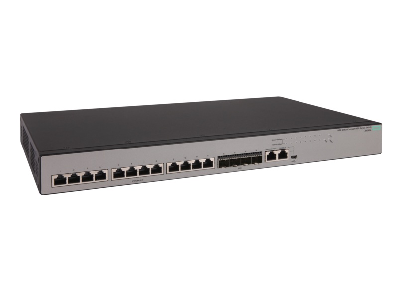 HPE OfficeConnect 1950 12XGT 4SFP+ Switch Right facing