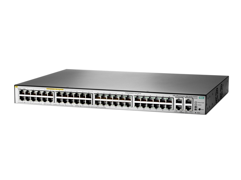 HPE 1850 48G 4XGT PoE+ 370W Switch