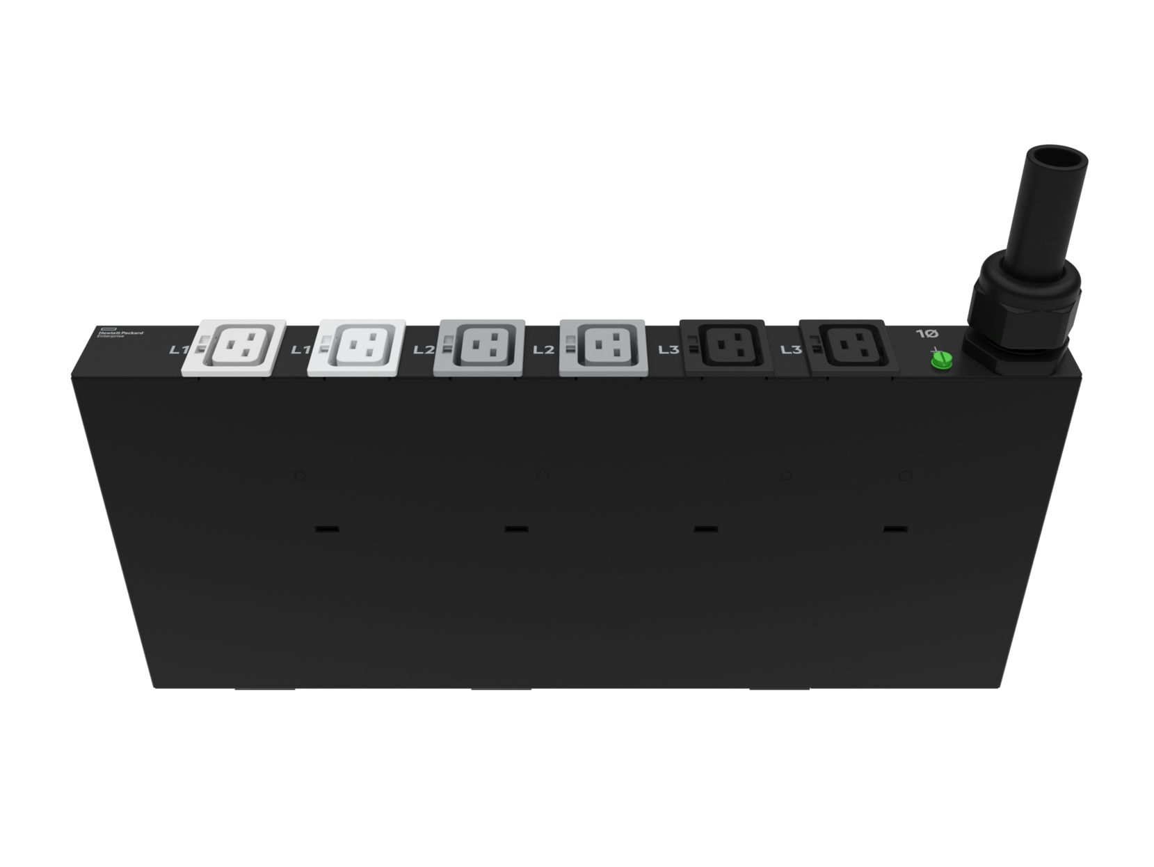 HPE P9Q57A G2 Basic Modular 3Ph 11kVA/60309 5-Wire 16A/230V Outlets (6) C19/1U Horizontal INTL PDU HPE P9Q57A G2 Basic Modular 3Ph 11kVA/60309 5-Wire 16A/230V Outlets (6) C19/1U Horizontal INTL PDU