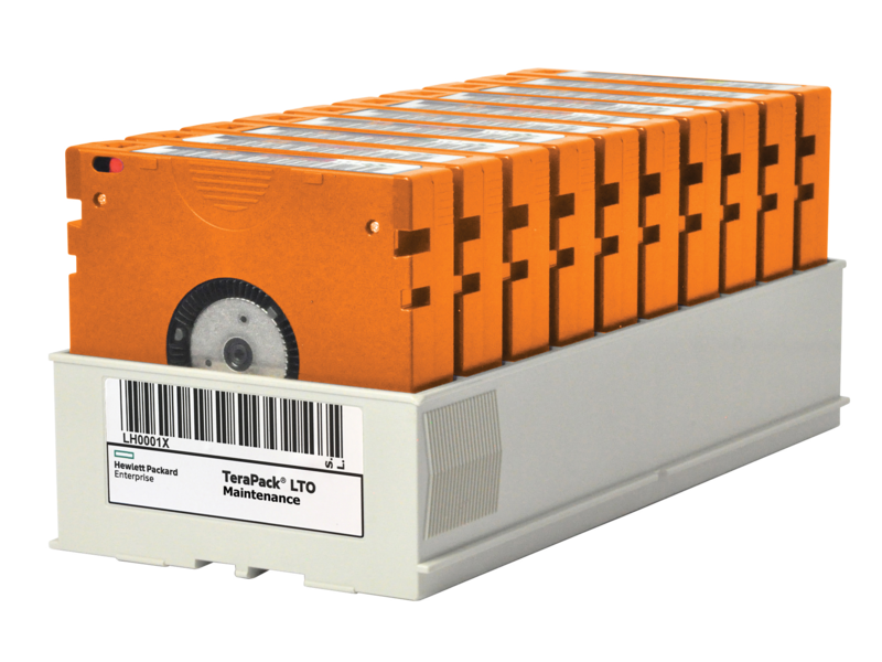 9 cartouches de données Spectra TeraPack TS1160 JE à étiquetage personnalisable Left facing