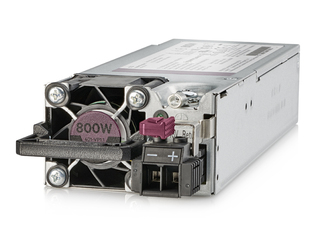Kit d'alimentation HPE Platinum, à logement flexible, -48 VCC, enfichable à chaud, faible teneur en halogène, 800 W Left facing