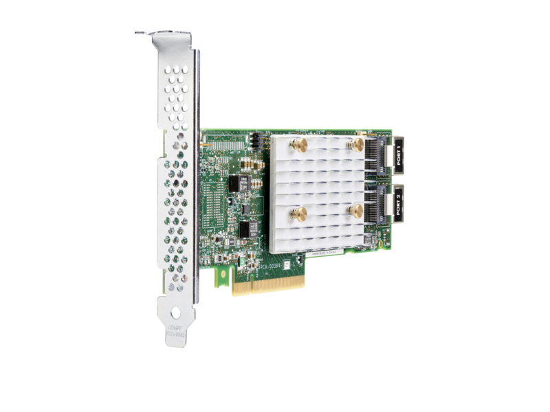 Controlador plug-in PCIe HPE Smart Array E208i-p SR Gen10 (8 lanes  internas/Sin caché) 12 G SAS | HPE Store Spain