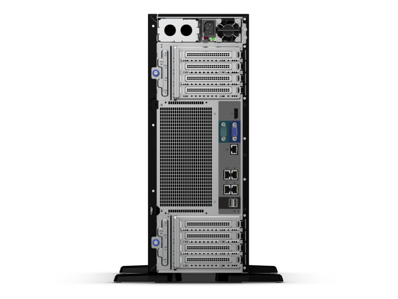 HPE ProLiant ML350 Gen10 5218R 1P 32GB-R P408i-a 8SFF 800 瓦冗余电源（2 个）服务器 Rear facing