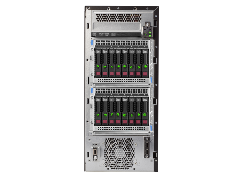 HPE ProLiant ML110 Gen10 4210R 1P 16GB-R P408i-p 8SFF 800 瓦冗余电源服务器 Detail view
