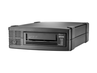 HPE StoreEver LTO-8 Ultrium 30750 External Tape Drive Left facing
