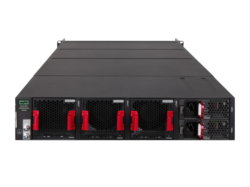HPE FlexFabric 12901E Switch Chassis Rear facing