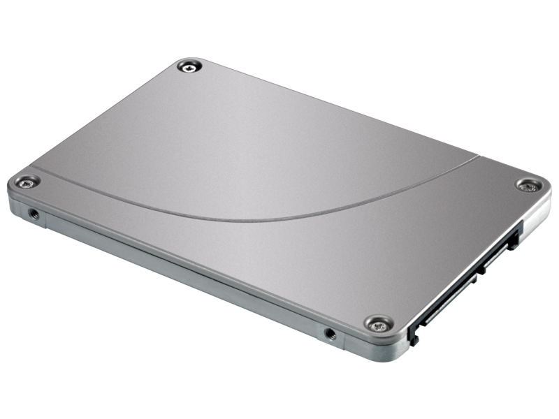 HPE 480GB SATA 6G 混合用途 SFF（2.5 英寸）RW 固态硬盘，3 年保修，固件采用数字签名 Left facing