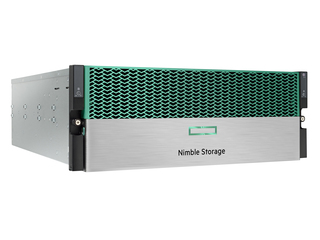 HPE Nimble Storage HF20ハイブリッドデュアルコントローラー10GBASE-T 2ポート受注構成ベースアレイ Right facing