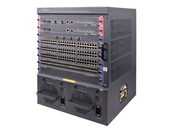 HPE FlexNetwork 7506 Switch with 2x2.4Tbps Fabric and Main Processing Unit Bundle