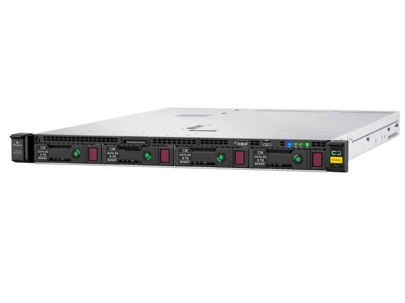 HPE StoreEasy 1460 16 TB SATA 存储系统（搭载 Microsoft Windows Server IoT 2019） Right facing