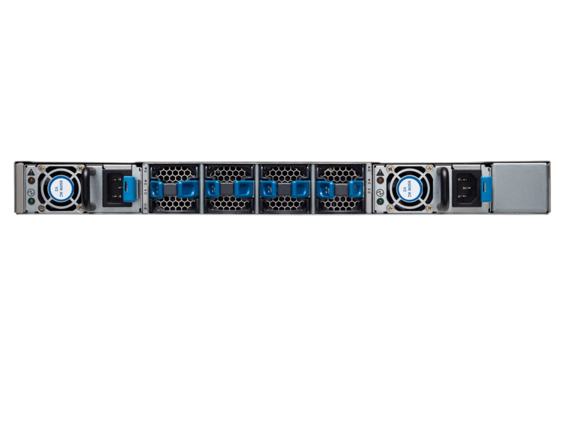 HPE SN6610C 32Gb 8 端口 16Gb 短波 SFP+ 光纤通道交换机 Rear facing