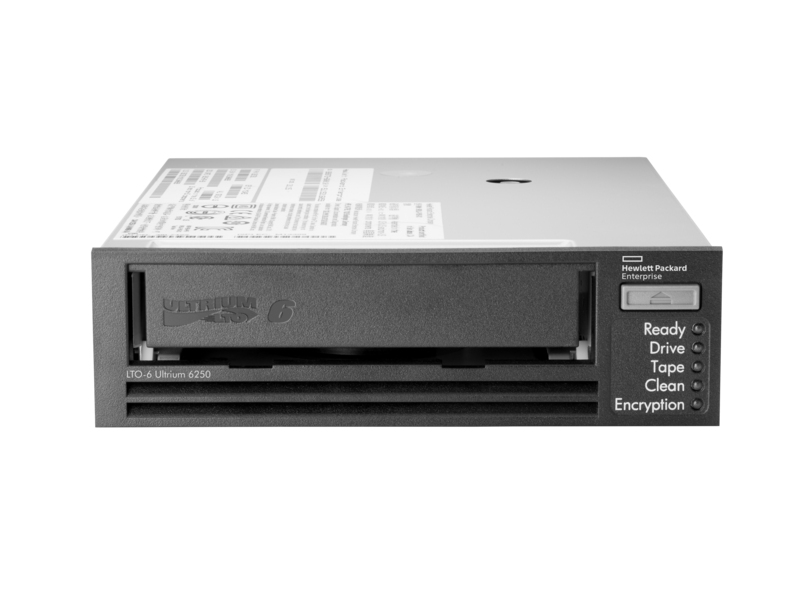 HPE StoreEver LTO6 Ultrium 6250 SASテープドライブ(内蔵型) Center facing
