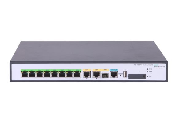 HPE FlexNetwork MSR958 1GbE and Combo 2GbE WAN 8GbE LAN Router