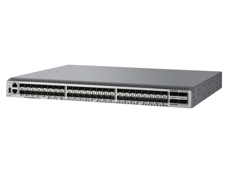 Commutateur Fibre Channel intégré HPE SN6600B 32Gb 48/24 ports 24 ports 32Gb Ondes courtes SFP+ Left facing