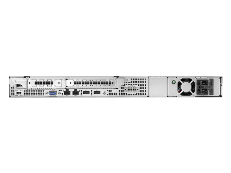 HPE ProLiant DL20 Gen10 G5420 1P 8GB-U S100i 2LFF-NHP 290 瓦电源服务器 Rear facing