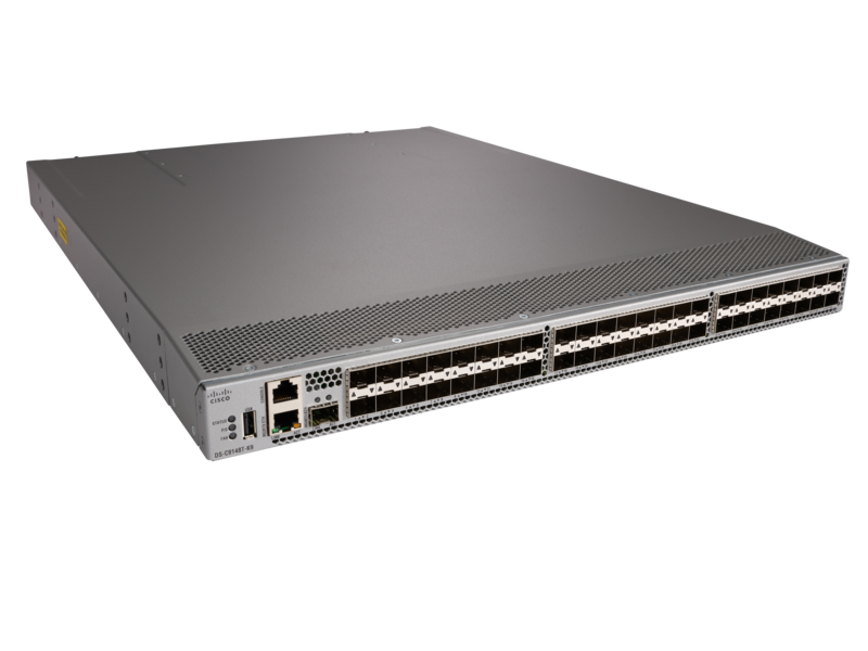 HPE SN6620C 32Gb 48 端口 32Gb SFP+ 光纤通道交换机 Top view open