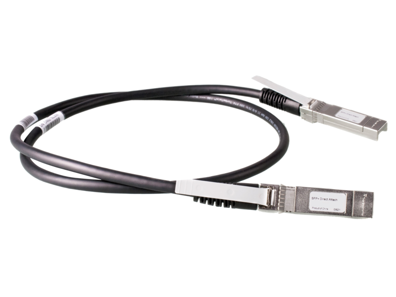 HPE FlexNetwork X240 10G SFP+ 到 SFP+ 1.2 米直连铜缆 Center facing