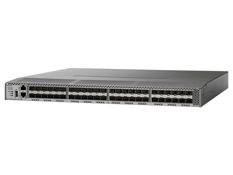 Commutateur Fibre Channel HPE SN6010C 16Gb 12 ports ondes courtes SFP+ Left facing