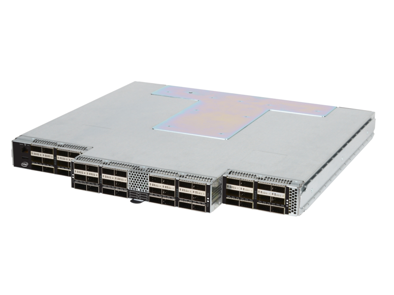 Commutateur géré Omni-Path Architecture Intel 100 Go 48 ports Left facing