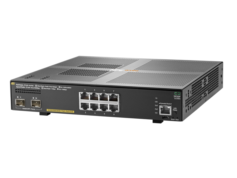 Aruba 2930F 8G PoE+ 2SFP+ Swch