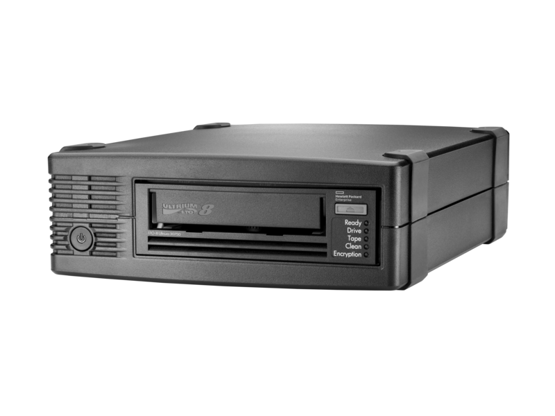 HPE StoreEver LTO-8 Ultrium 30750外付けテープドライブ Left facing