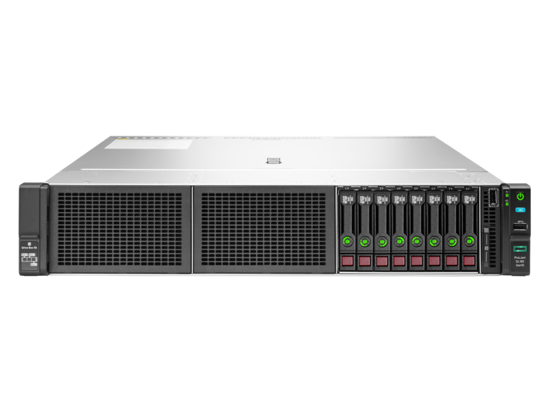 HPE ProLiant DL180 Gen10 5218 1P 16GB-R S100i 8SFF 500 瓦电源服务器 Center facing