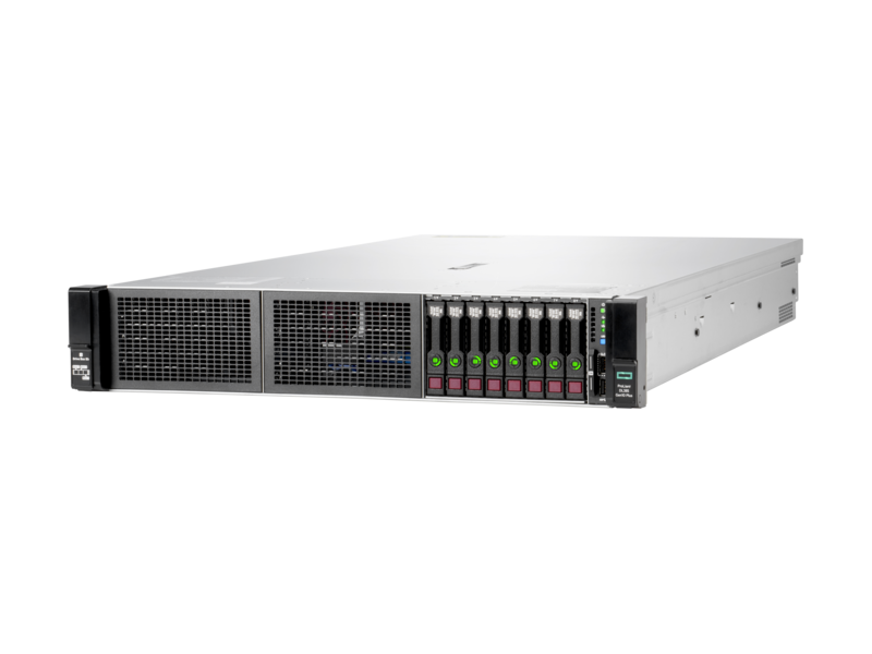 HPE ProLiant DL385 Gen10 Plus 7262 1P 16GB-R 8LFF 500 瓦电源服务器 Left facing