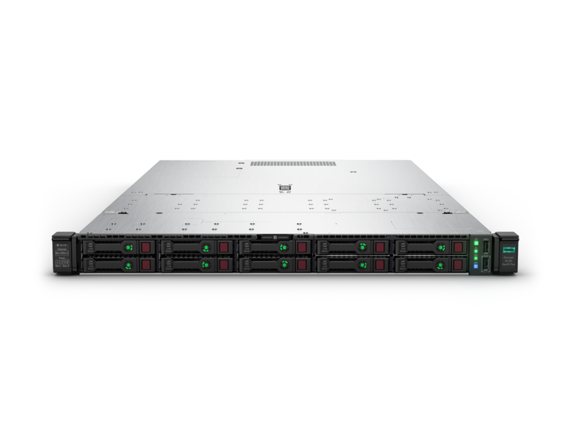 Serveur HPE ProLiant DL325 Gen10 Plus 7262 monoprocesseur 16 Go de RAM 4 disques à grand facteur de forme - module d'alimentation redondant de 500 W Center facing