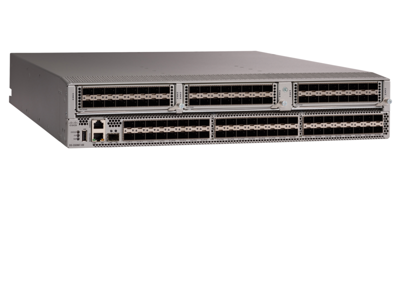HPE SN6630C 32Gb 96 端口/96 端口 32Gb SFP+ 光纤通道交换机 Right facing