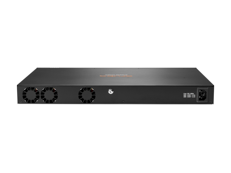 Aruba 6200F 48G 4SFP+ 交换机 Rear facing