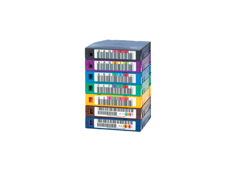 Cartouches de données HPE LTO-5 Ultrium 3 To - Pack économique de 20 unités Center facing