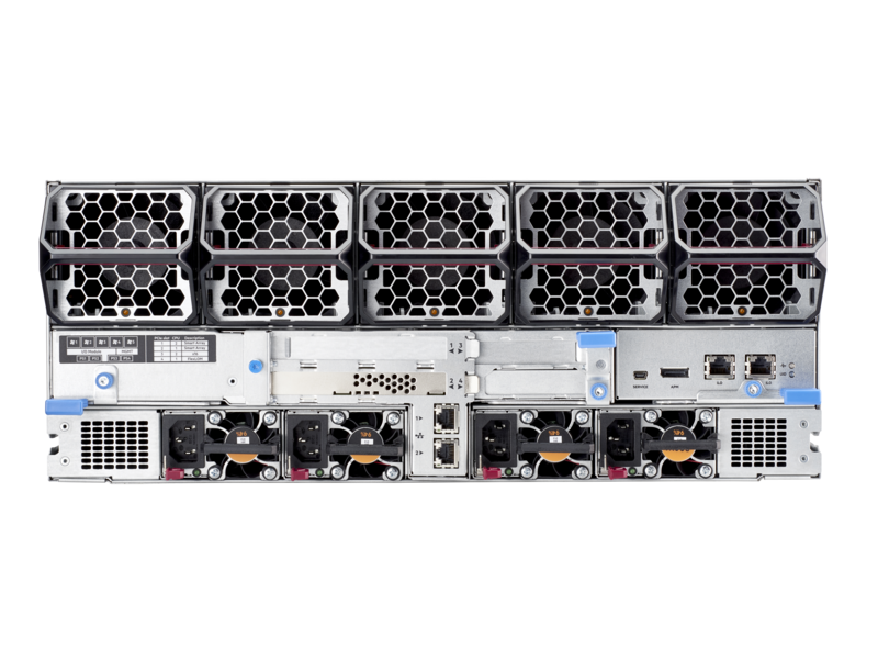 HPE Apollo 4510 Gen10システム Rear facing