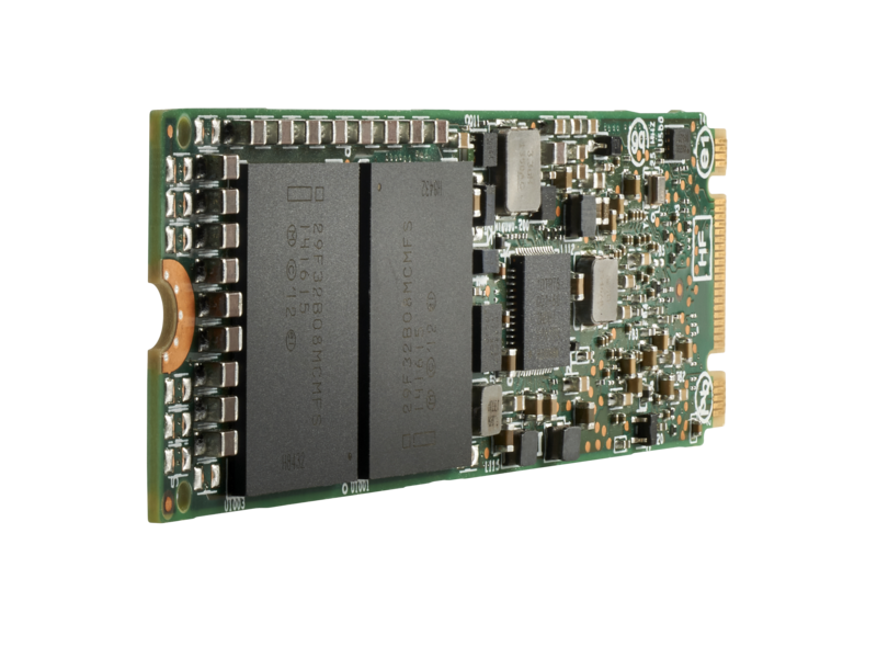 HPE SATA 混合用途固态硬盘 Left facing