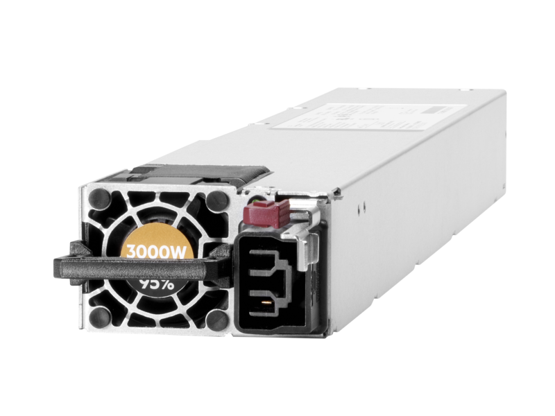Module d'alimentation HPE Platinum à logement flexible enfichables à chaud 3 000 W 200-277 VAC Left facing