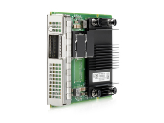 HPE InfiniBand HDR/Ethernet 200Gb 1ポートQSFP56 MCX653435A-HDAI OCP3 PCIe4 x16アダプター Left facing