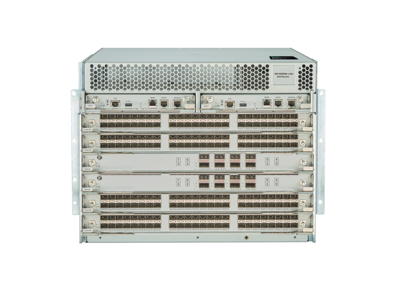 HPE SN8700B 4 插槽 Power Pack+ 导向器交换机 Center facing