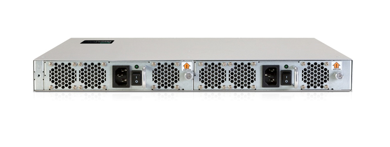 HPE SN6700B 64Gb 56/24 24 端口 64Gb 短波 SFP56 光纤通道交换机 Rear facing