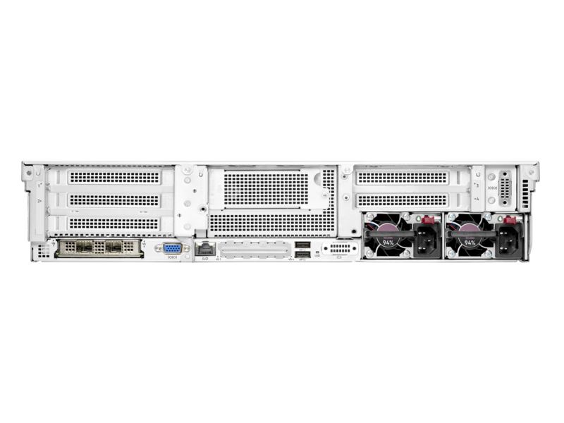 Serveur HPE ProLiant DL345 Gen10 Plus 7443P 2.85 GHz 24 cœurs 1 processeur 32 Go-R 8 lecteurs à petit facteur de forme Module d’alimentation 800 W Rear facing