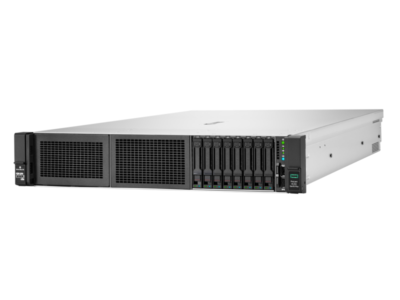 HPE ProLiant DL345 Gen10 Plus 服务器 Left facing