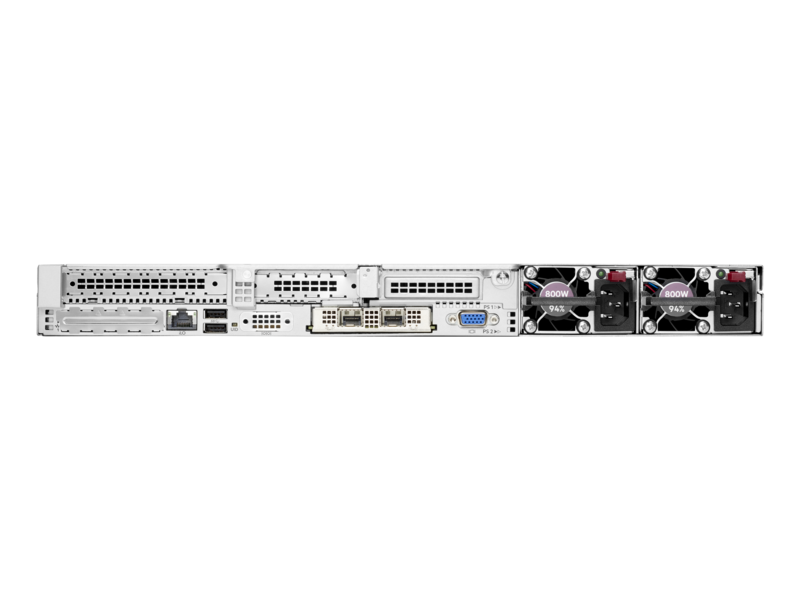 HPE ProLiant DL365 Gen10 Plus 7313 2.9 GHz 16 核 1P 32GB-R 8SFF 800 瓦电源服务器 Rear facing