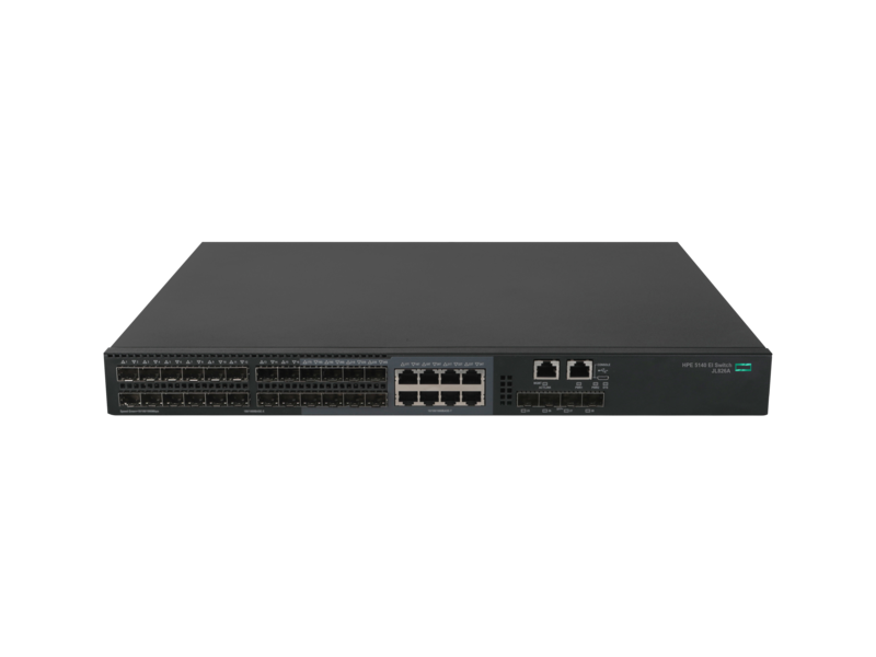 Commutateur HPE FlexNetwork 5140 24G SFP avec Combo 4SFP+ EI EI Center facing