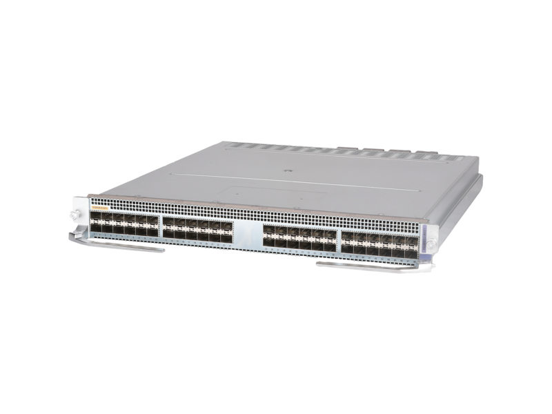 HPE FlexFabric 12900E 48 端口 10 千兆以太网 SFP+ X 型模块 Center facing