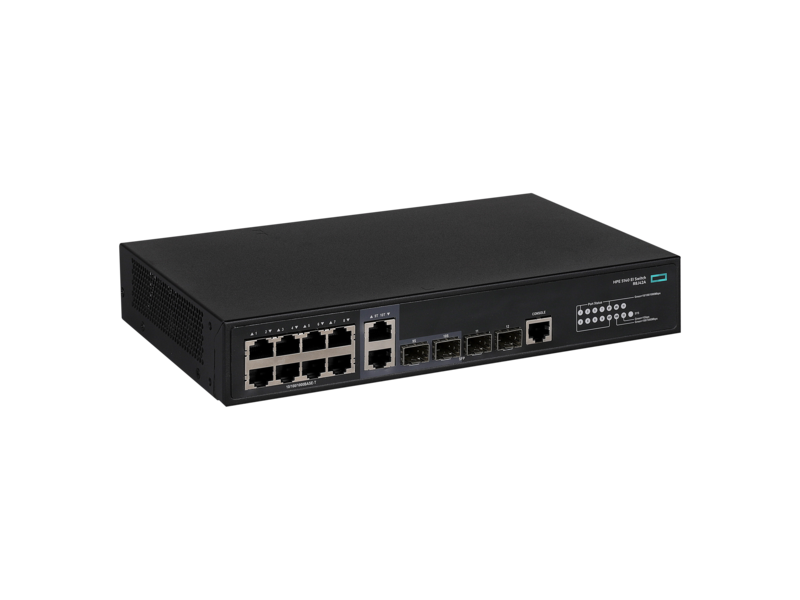 HPE FlexNetwork 5140 8G 2SFP 2GT Combo EIスイッチ Right facing