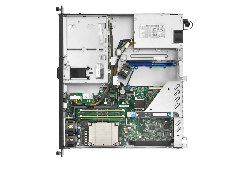 Serveur HPE ProLiant DL20 Gen10 Plus E-2314 2.8 GHz 4 cœurs 1 Processeur 8GO-U 2 lecteurs à grand facteur de forme NHP Module d’alimentation 290 W Detail view
