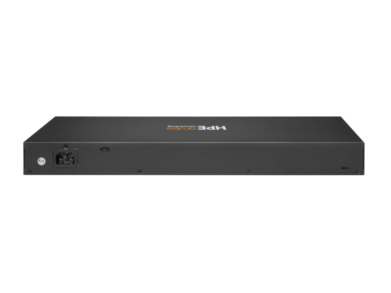 Aruba 6000 48G Class4 PoE 4SFP 370Wスイッチ Rear facing
