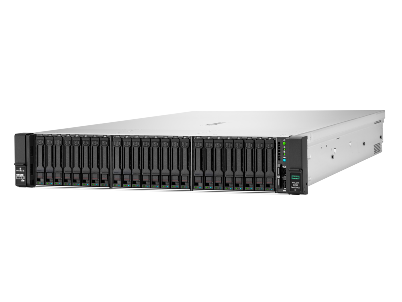HPE ProLiant DL385 Gen10 Plus v2 7313 2.9 GHz 16 核 1P 32GB-R 8SFF 800 瓦电源服务器 Left facing
