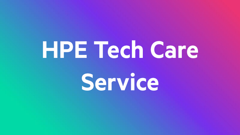 HPE 3 Year Tech Care Basic Same Business Day D3000 Enclosure Service Center facing
